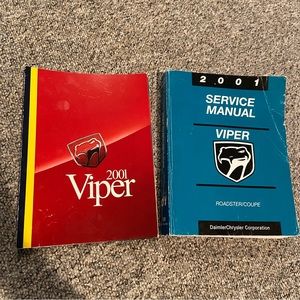 2001 Dodge Viper brochure & manual